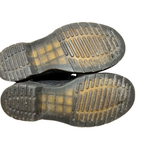 Black Textured Lace-Up Boots Dr martens size 5 L - Picture 6 of 6